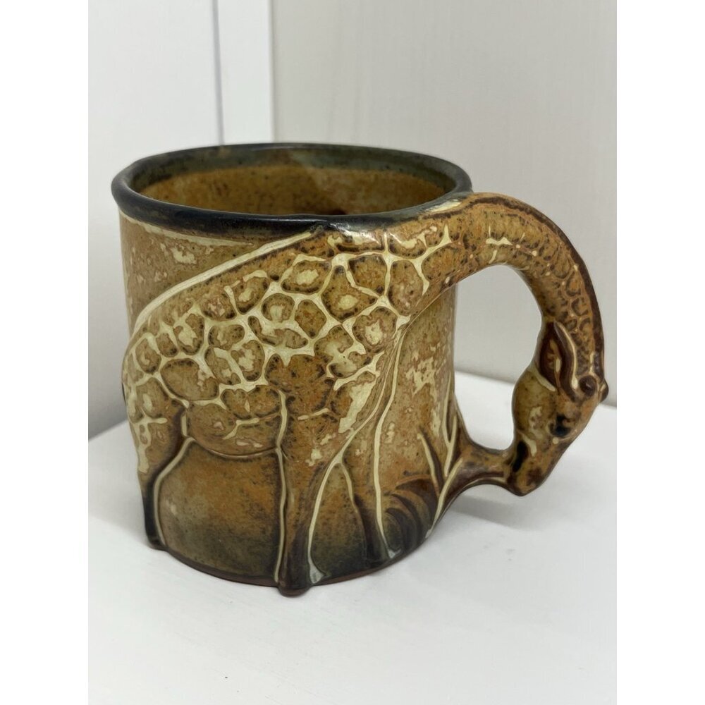 Giraffe Mug Coffee tea Safari Giftcraft Made in‎ Japan Vintage Pottery